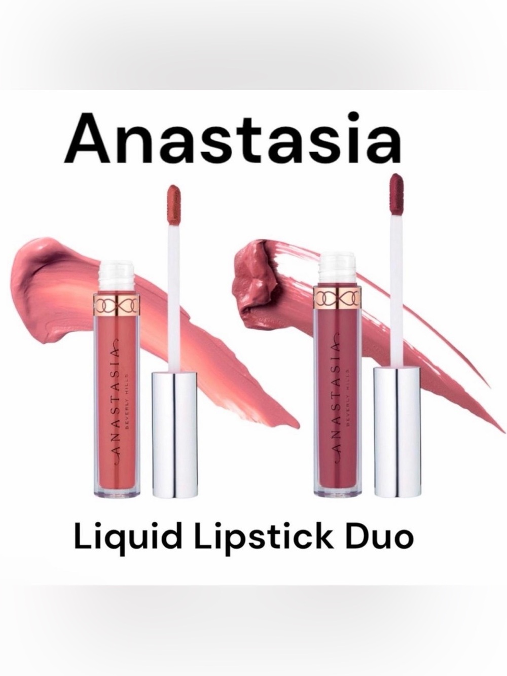 Anastasia Liquid Lipstick in Dusty Rose & Crush